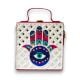 Mini Hamsa Lippan Art Handcrafted Square Sling Bag